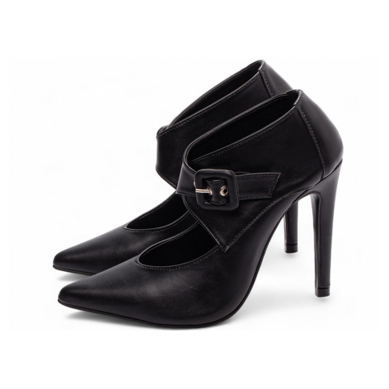 Sapato Scarpin Salto 12  Preto Ref.: 80008A