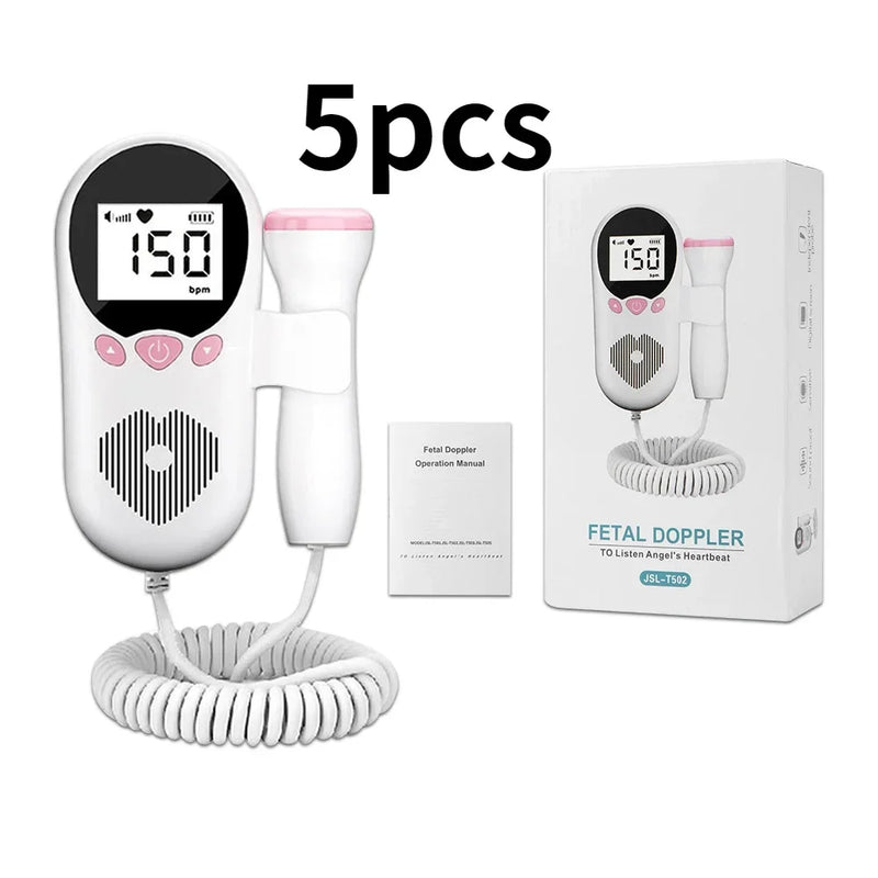 Doppler fetal portátil para a mulher grávida, monitor de freqüência cardíaca, download gratuito