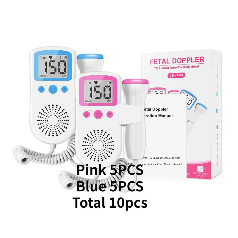 Doppler fetal portátil para a mulher grávida, monitor de freqüência cardíaca, download gratuito